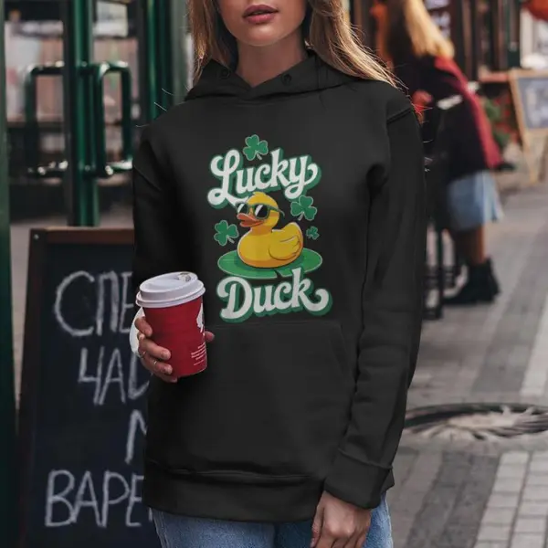 Lucky Duck Women Hoodie