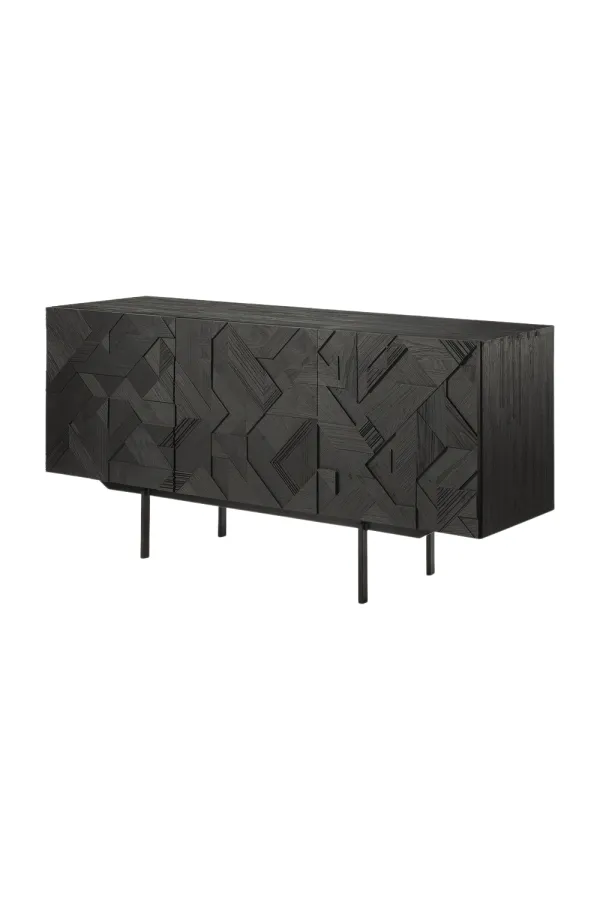 Layered Decorative Storage Sideboard