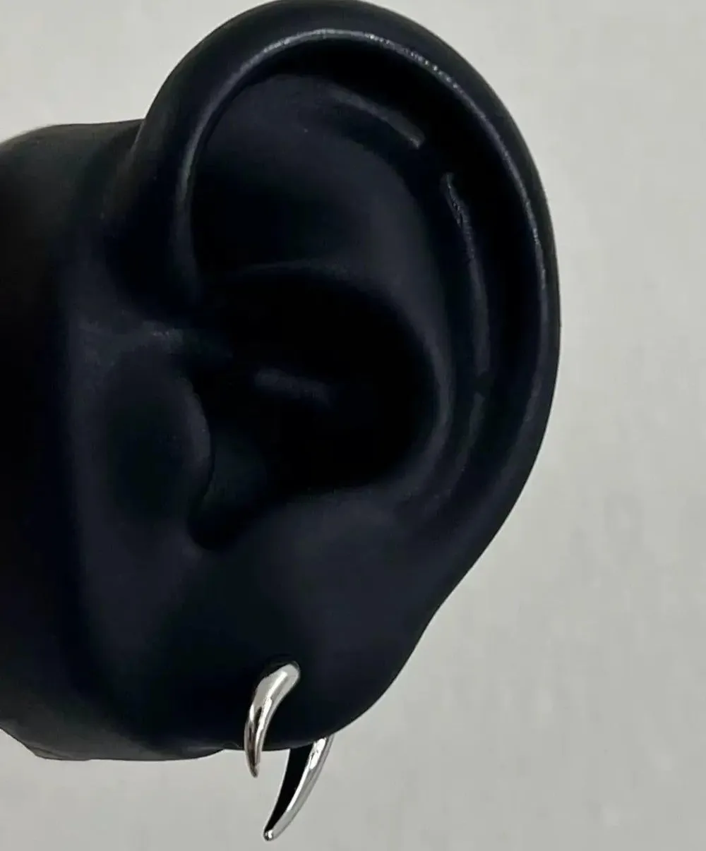 Wolf Tooth Crescent Earrings