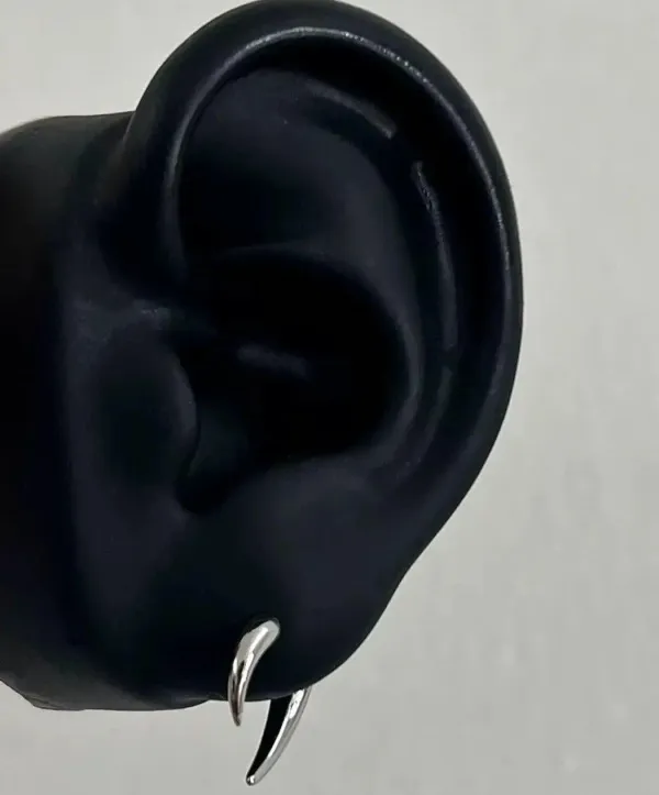 Wolf Tooth Crescent Earrings