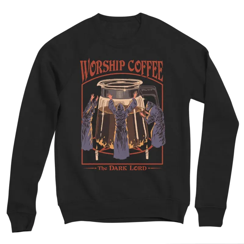 Coffee Design Crew Neck Sweatshirt