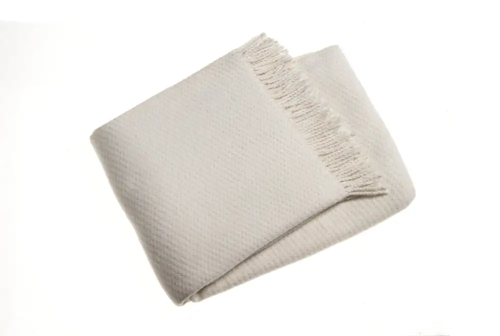 Textured Cotton Blend Blanket