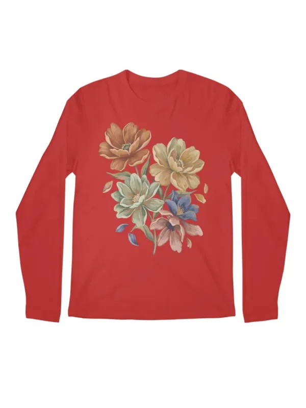 Vintage Floral Bouquet Long Sleeve T-Shirt