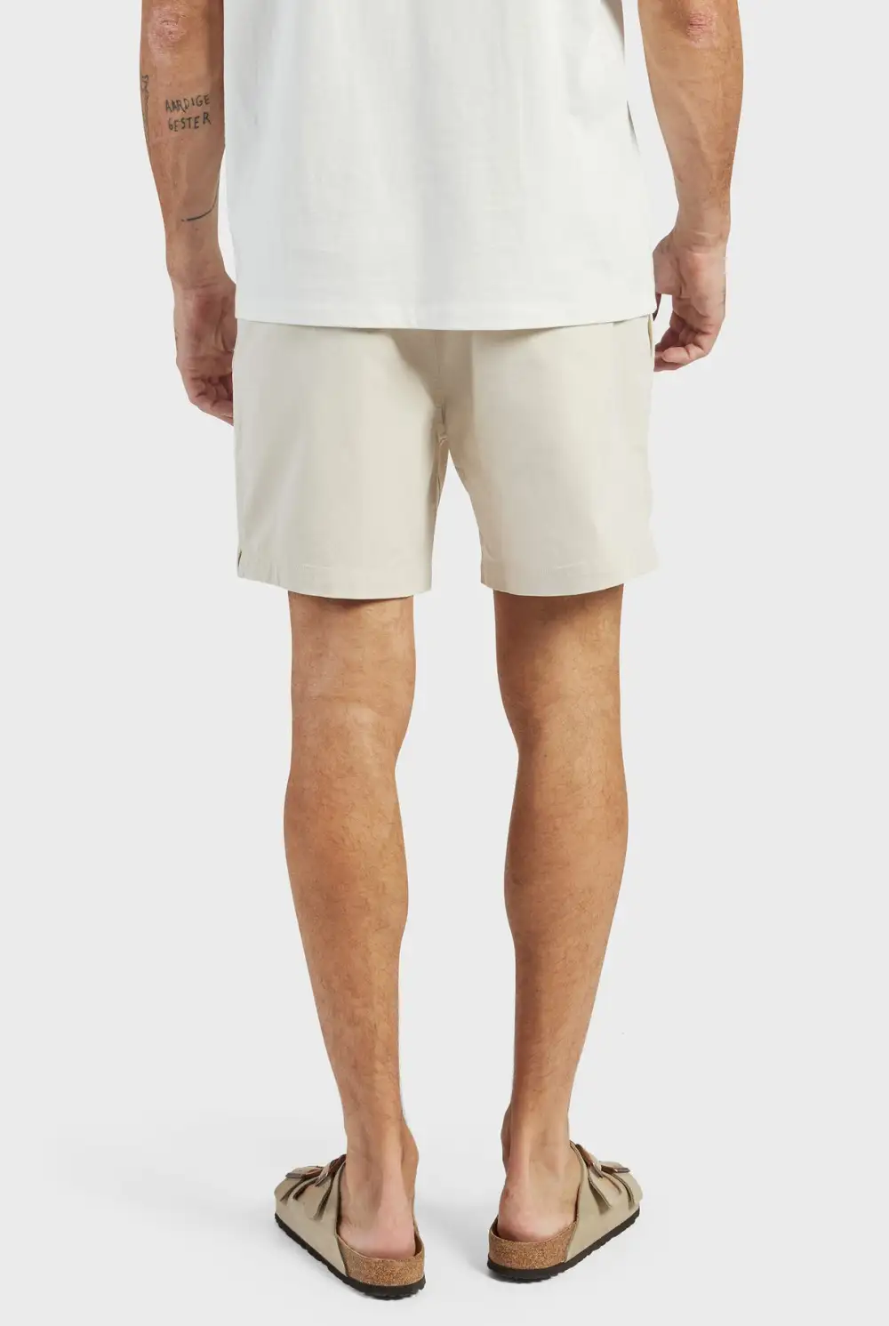 Casual Drawstring Waist Cotton Blend Athletic Shorts