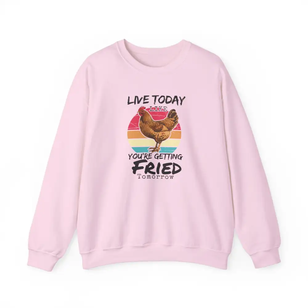 Rooster Graphic Crewneck Sweatshirt