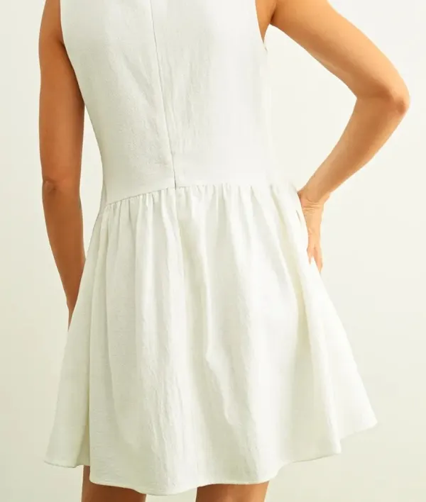Tie Front cotton Dress