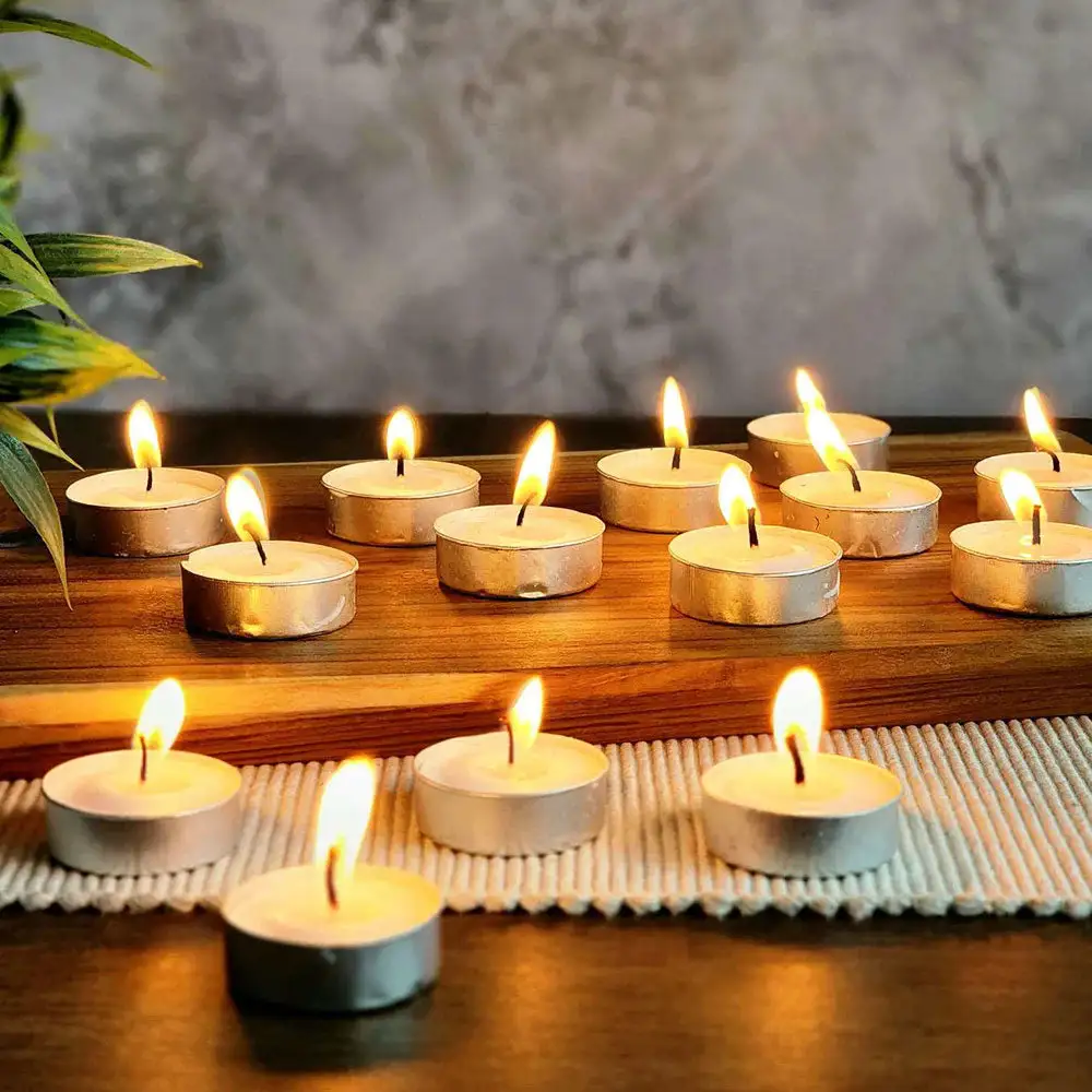 50 Pcs Tea Light Candle Set