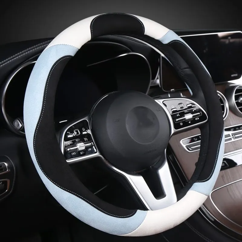 Contrast Color Steering Wheel Cover