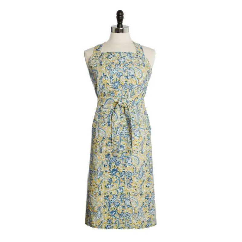 Botanical Patterned Kitchen Apron
