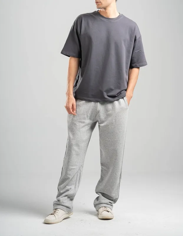 Ash Grey Relaxed Fit Sweatpants