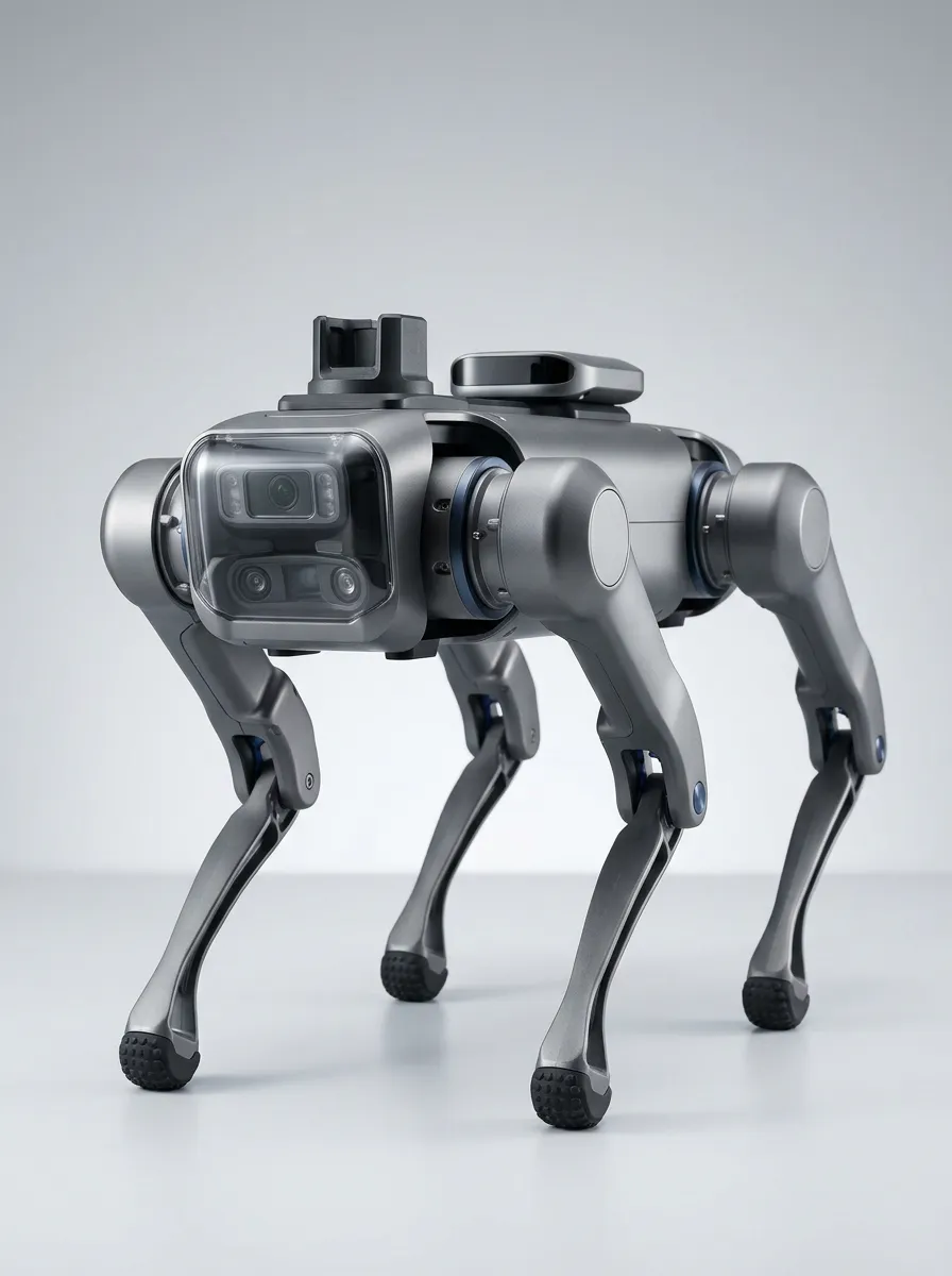 Electronic Robot Dog for Quadruped Design Display