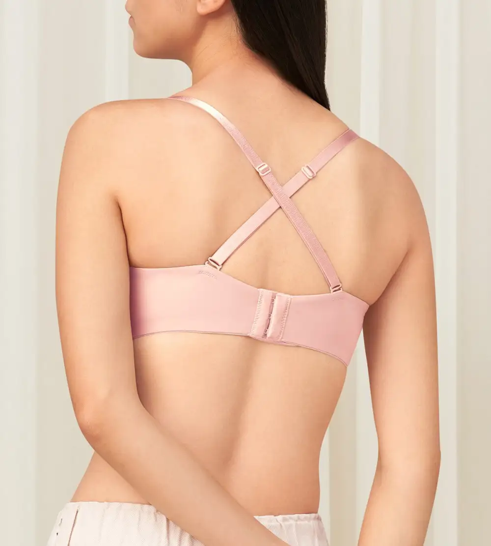 Women's Wired Push-Up Detachable-Pad T-Shirt Bra