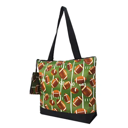 Football Canvas Tote Bag