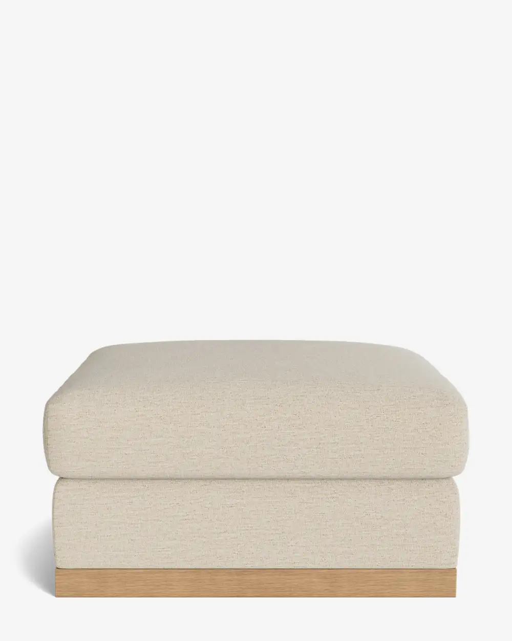 Modular Velvet Ottoman