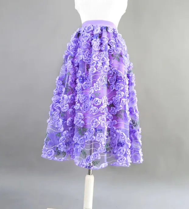 Airy Easy Everyday Casual Lace Skirt