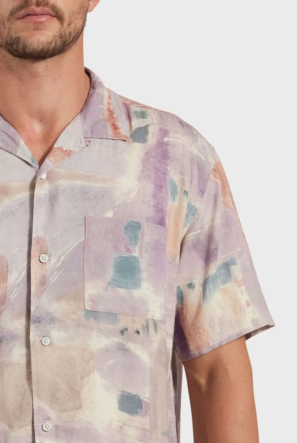 Short Sleeve Shirt-Multicolor