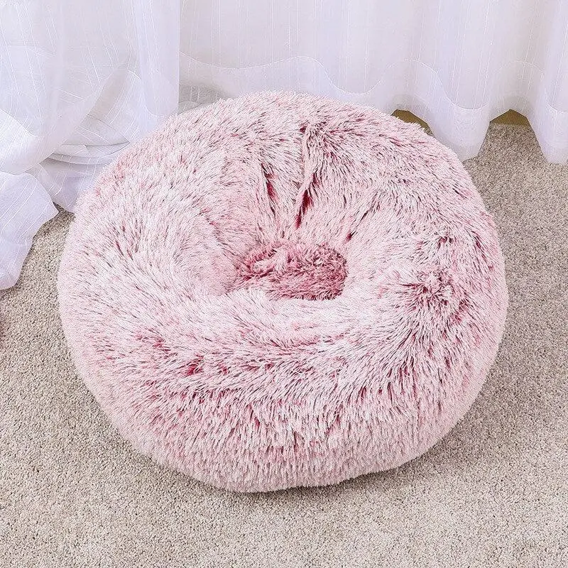 Plush Round Pet Bed
