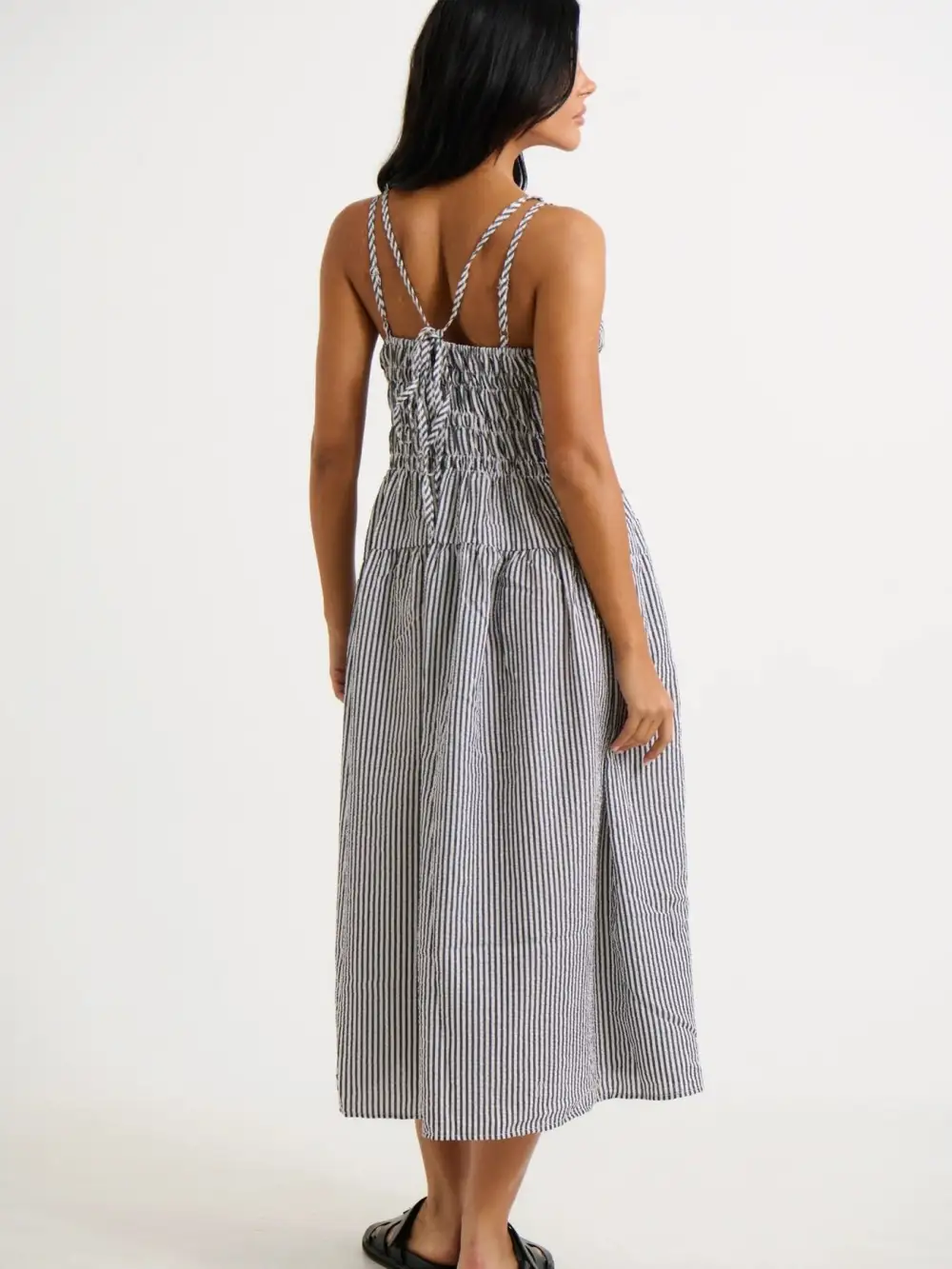 Smocked Midi Dress