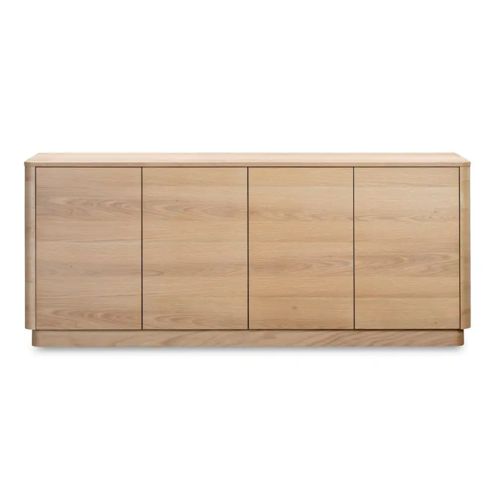 Refined Four-Door Wooden Sideboard