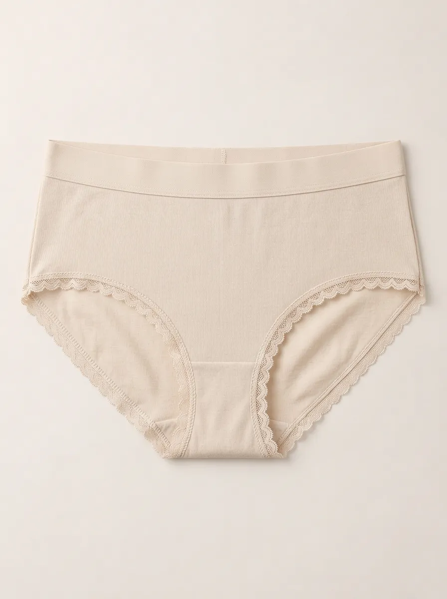 Women's Seamless Lace Trim Panties