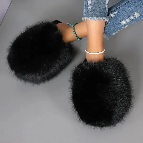 Relaxed Platform Indoor Slippers