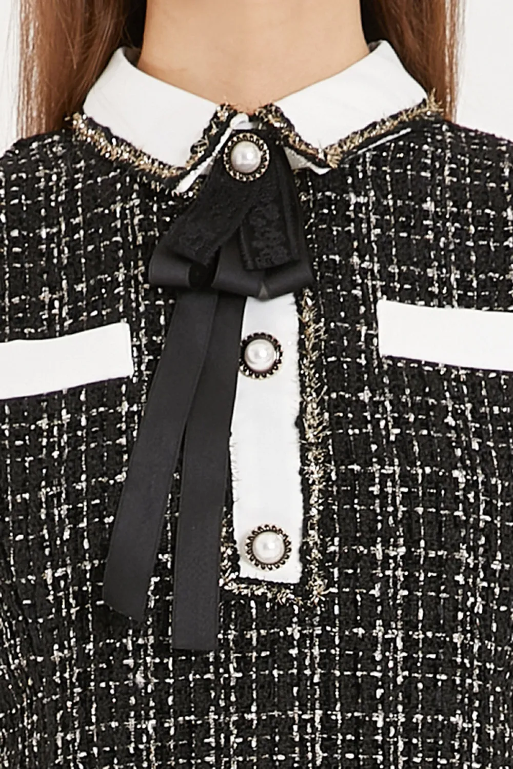 Tweed Trumpet Mini Dress