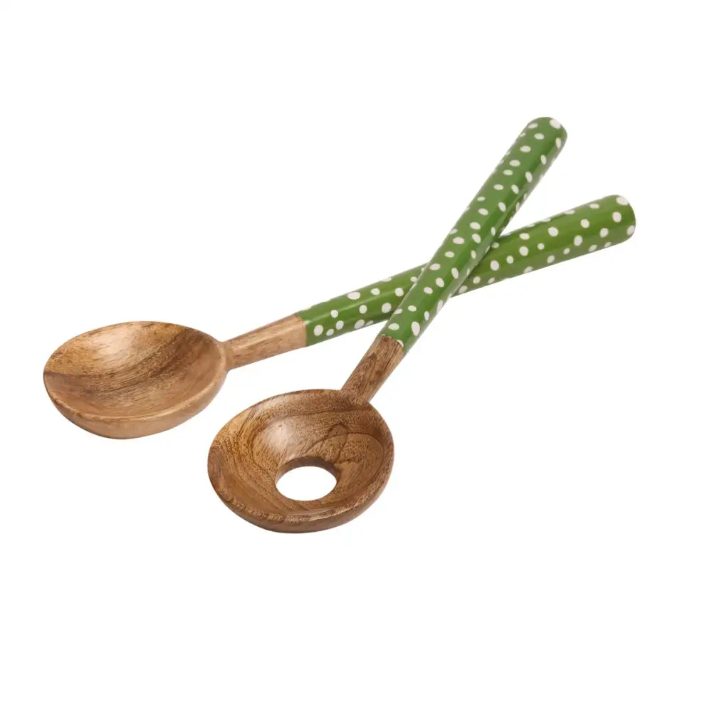 Mango Wood Salad Servers for Casual Entertaining