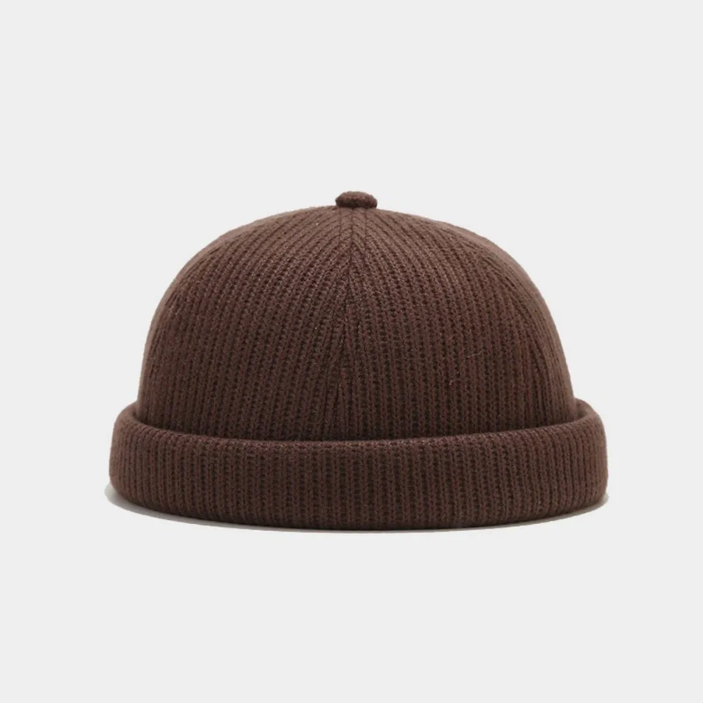Knit Round Beret Hat