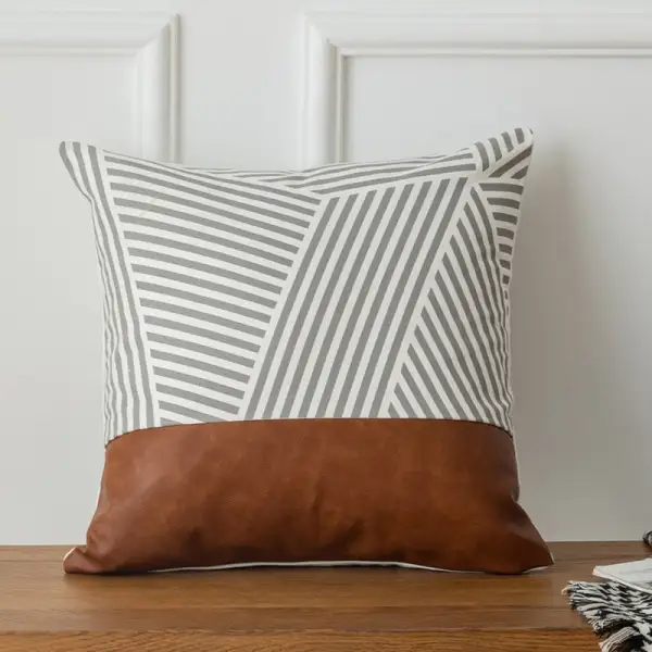 Patterned Cotton Linen Decorative Throw Blanket
