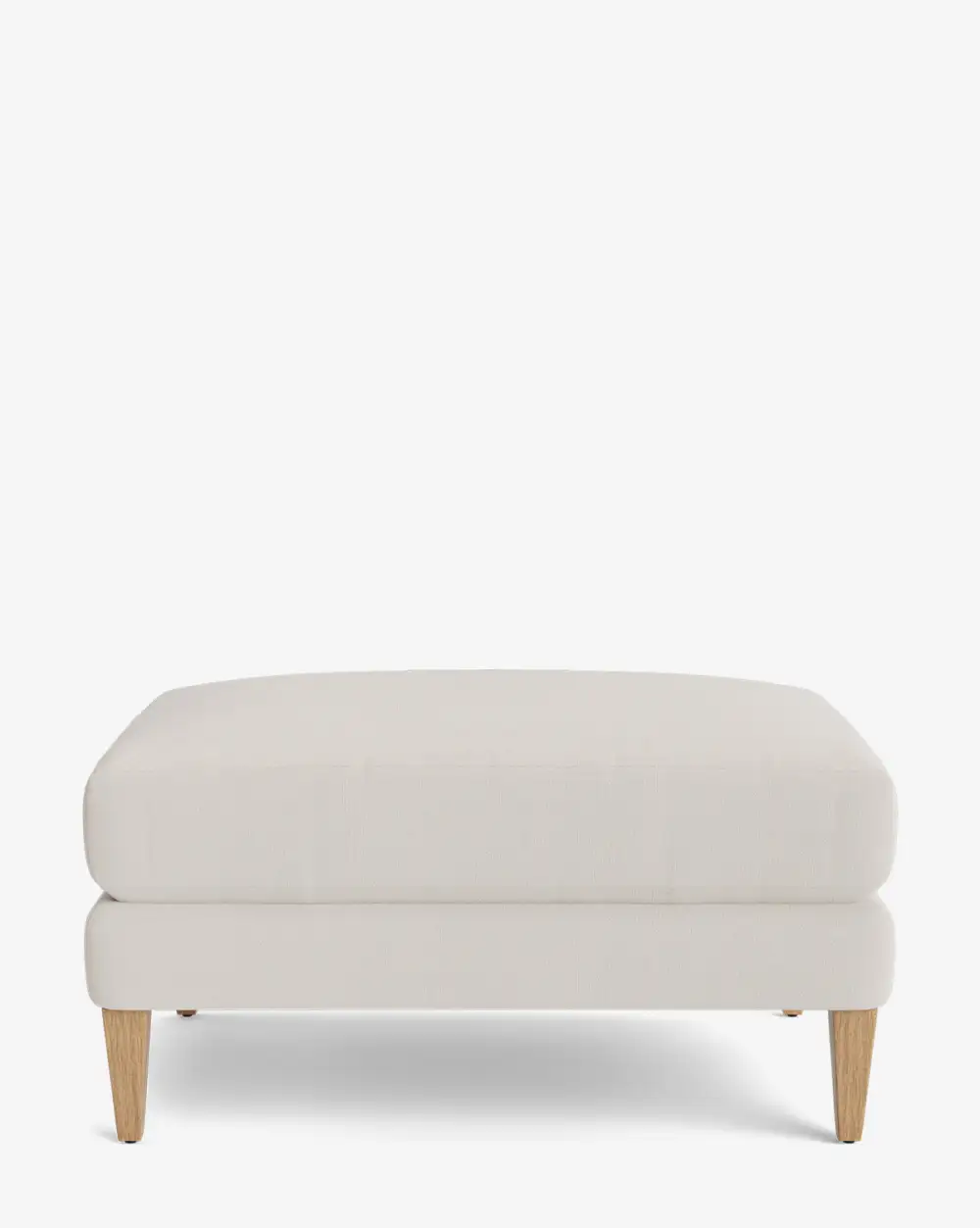 Modern Oak Ottoman
