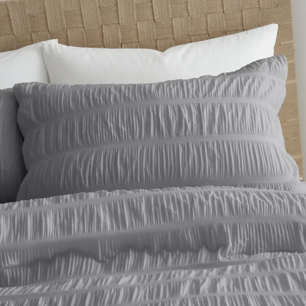 Stripe Seersucker Duvet Cover Set