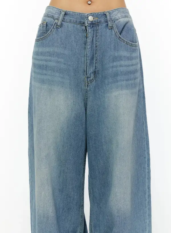 Wide-Fit Summer Wide Leg Jeans