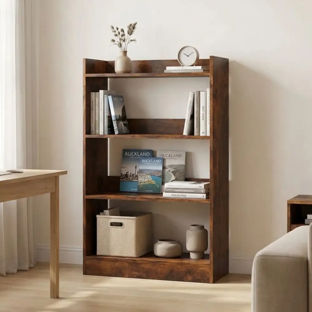 Adaptable Panel Construction Bookshelf