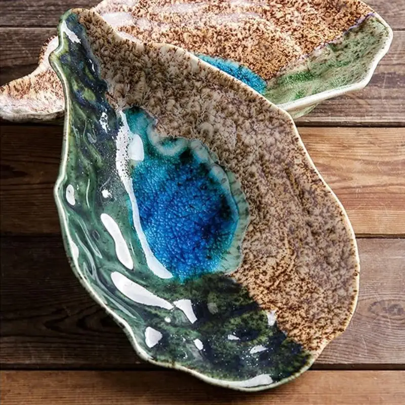 Pearl-glazed Ceramic Dishes