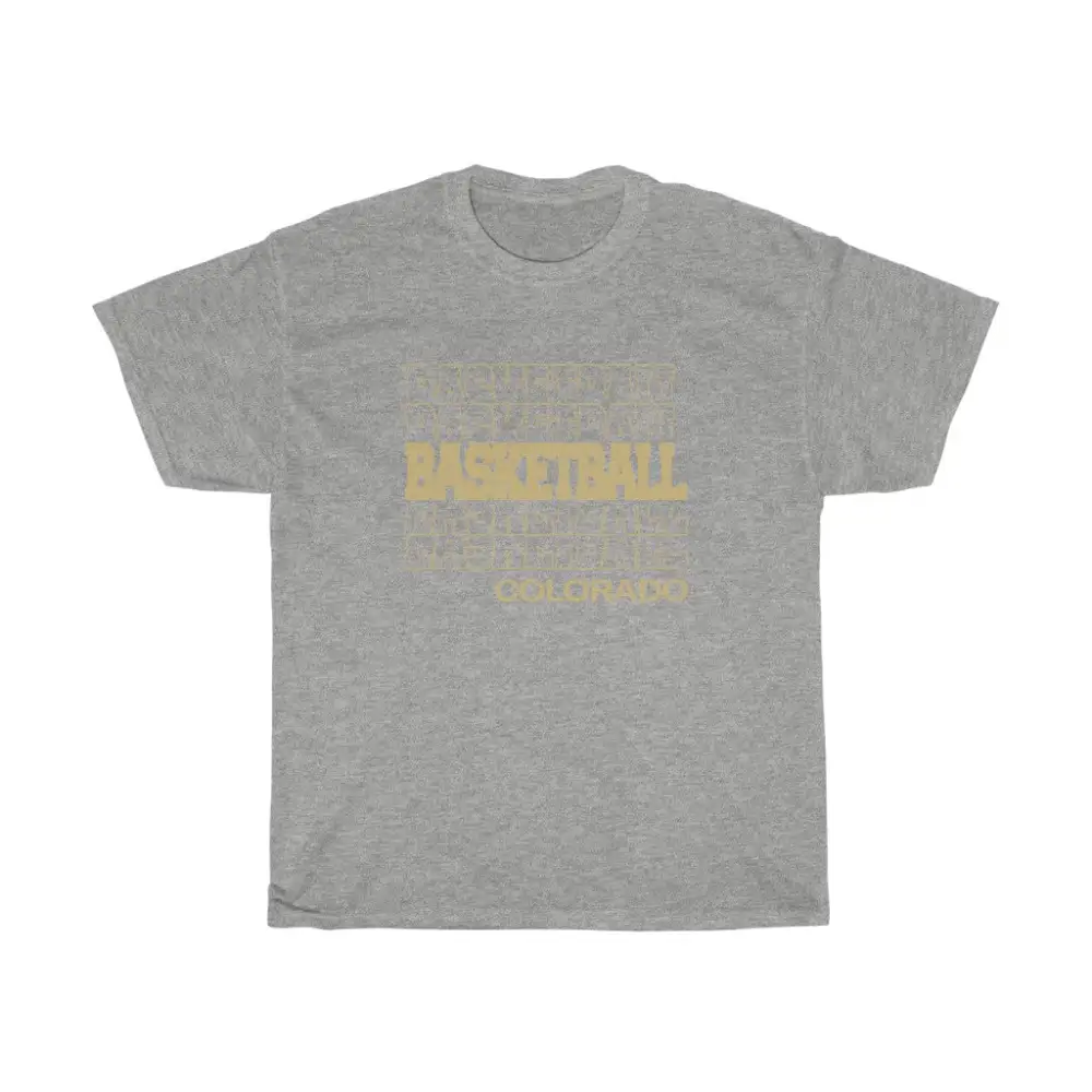 Basketball Colorado in Modern Stacked Lettering
