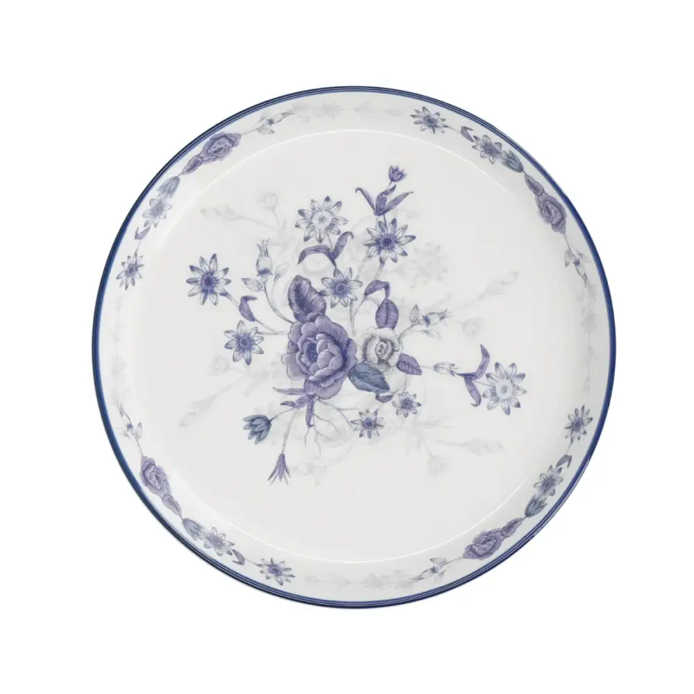 Rose Ceramic Cake Plate