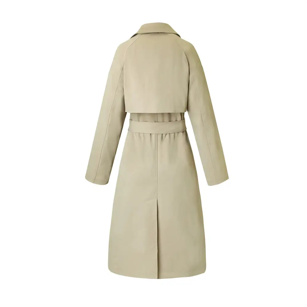 Refined Longline Trench Coat