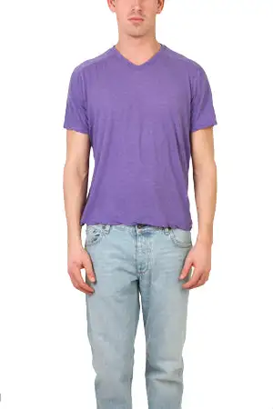 Heritage V-Neck Cotton T-Shirt