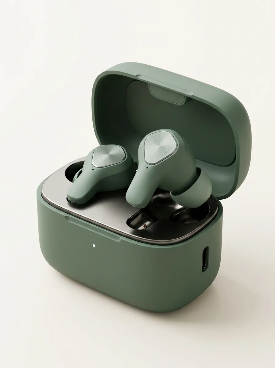 Pocket-Ready Wireless Earbuds with Charging Case