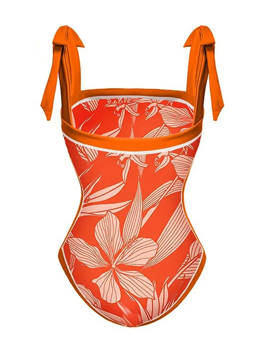 Octavia Floral Print Swimsuit Set