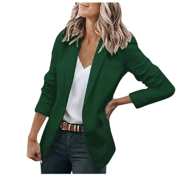 Trendy Open Front Work Blazer