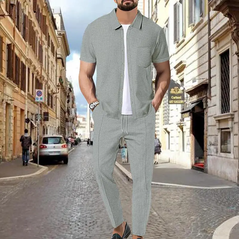 Button Shirt Set
