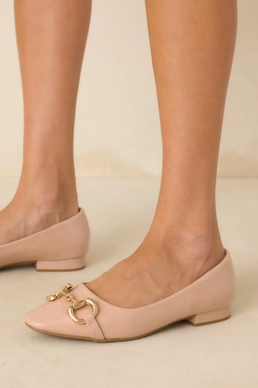 Pink Leather High Sandals