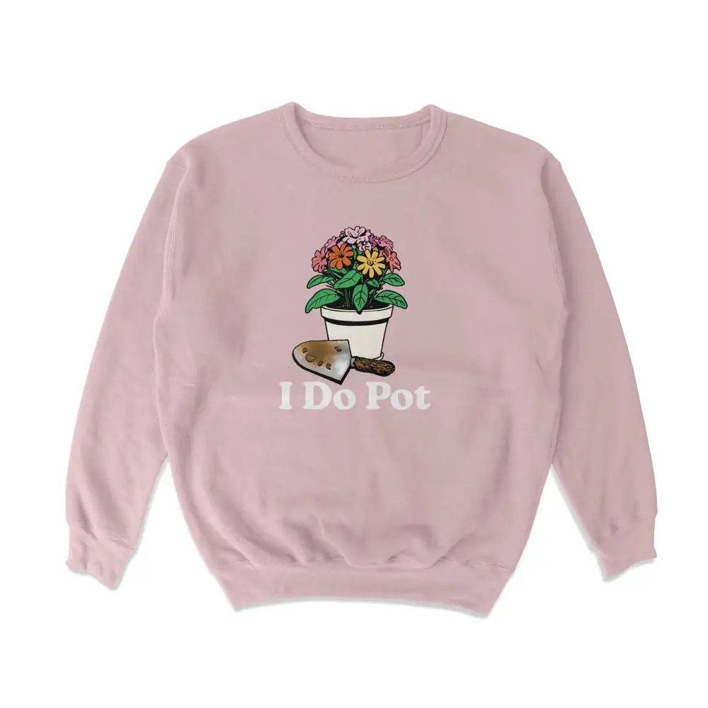 Funny Plant Print Casual Sweatshirt
