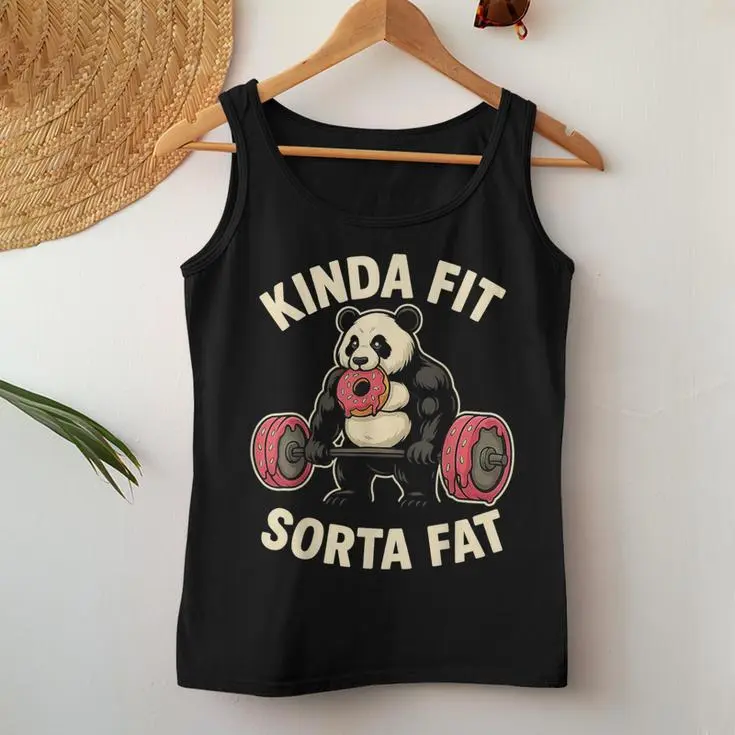 Panda Weightlifting Women Tank Top