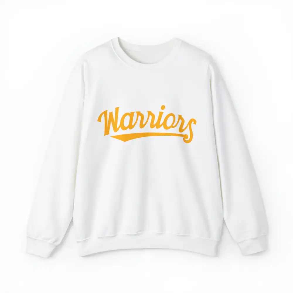 Script Blue Accent Gold Accent Team Graphic Crewneck Sweatshirt