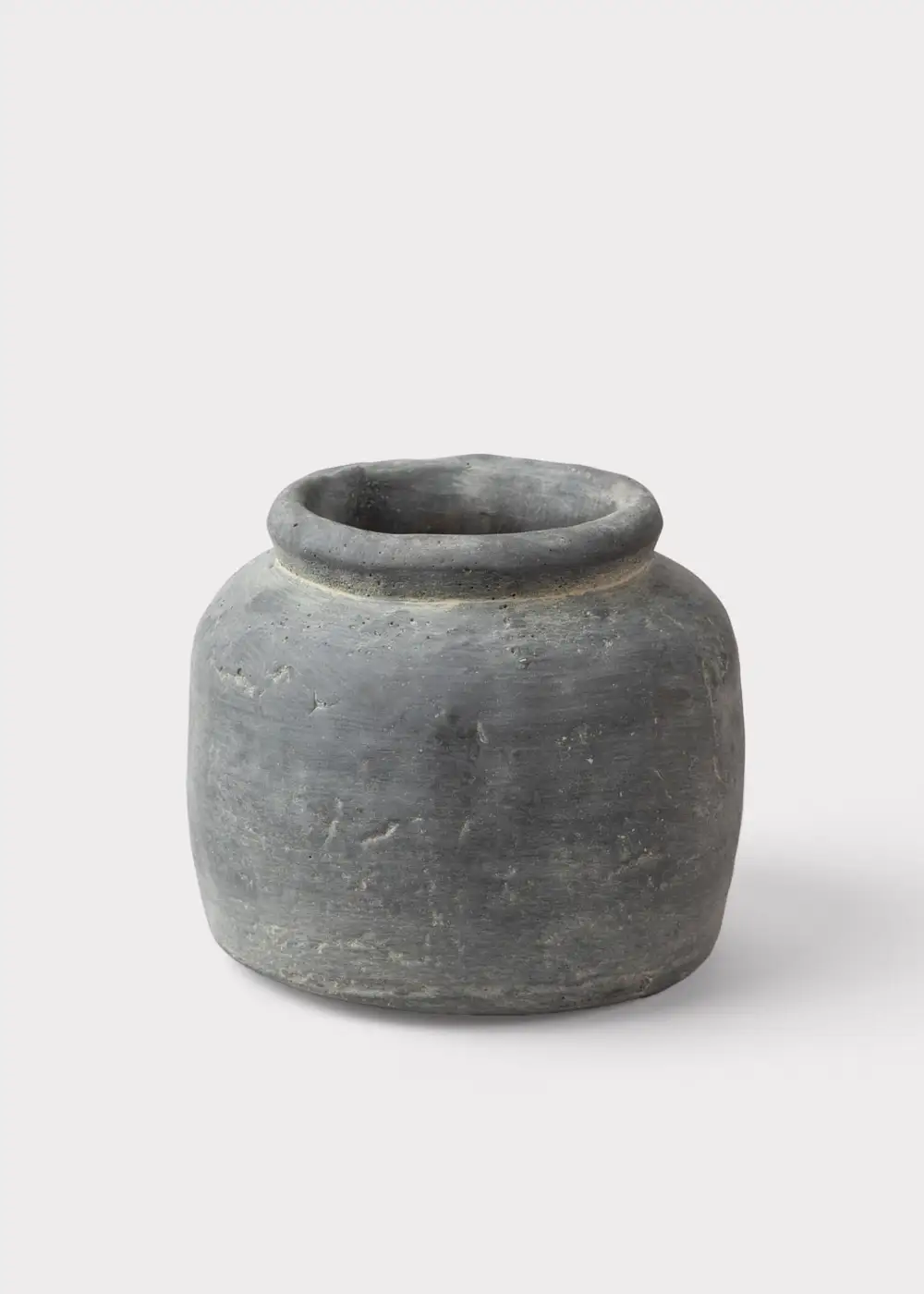 Distressed Rustic Concrete Vase