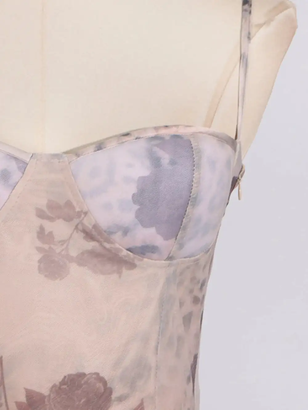 Drape Printed Maxi Dress