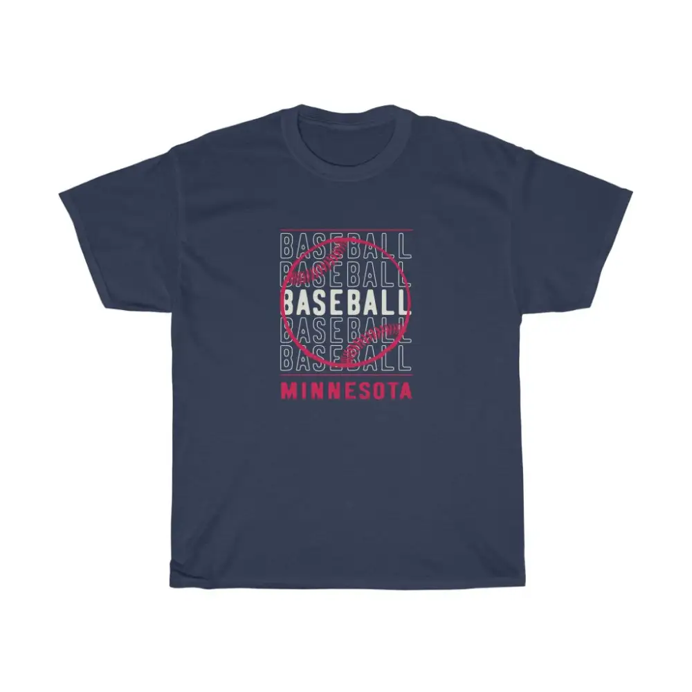 Baseball Minnesota with Baseball Graphic T-Shirt
