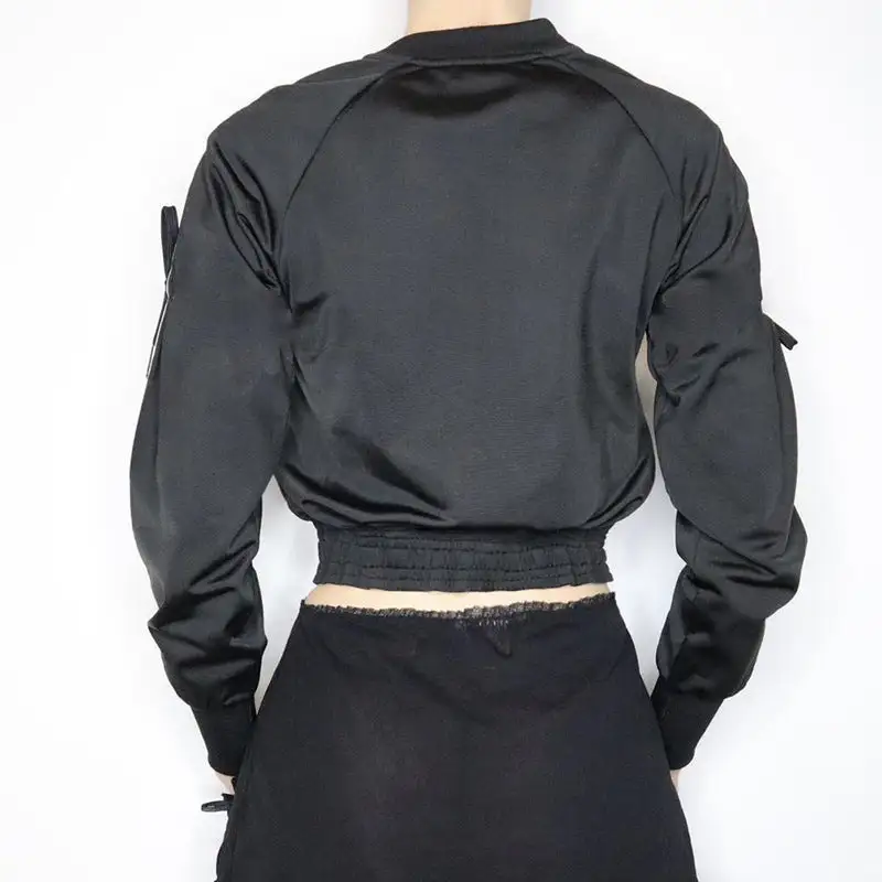 Clean Line Zip Front Bomber Jacket